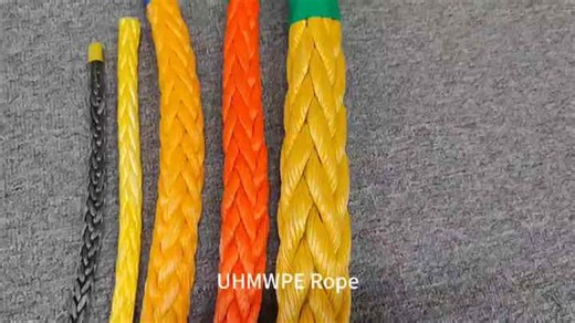 High Quality UHMWPE Mooring Rope 100m12 Strand Synthetic 20mm Custom Boat Accessories UHMWPE Ropes for Towing Docking Packaging