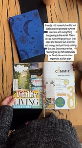 Friends - it’s honestly hard to feel like I can even promote our new Commit30 planners with everything happening in the world. There are so many things going on that need and demand our attention and energy. And yet I keep coming back to the same premise. Planning for joy, for community, for family dinners is more important at than ever. 🫶🏼 #commit30 #goalplanner #2026planner | Commit30