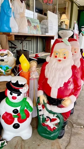 Do you love vintage Christmas ⁉️ Come on over and shop our 6000 sq ft store . With over 40 dealers . Many who specialize in vintage Christmas that they source all year round❗️ We're open daily , 10-5 . Closed Thanksgiving .🦃 630-665-2525 | Antiques of Winfield