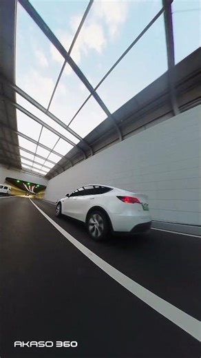 When the road becomes your canvas, and your car is the brush. 🏎️✨ AKASO 360 brings every drive to l