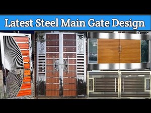 Top 50 Latest Stainless Steel Gate Designs in 2025 | Modern SS Main Gate Ideas for Home