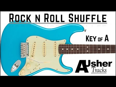 Rock n Roll Shuffle Blues in A | Guitar Backing Track