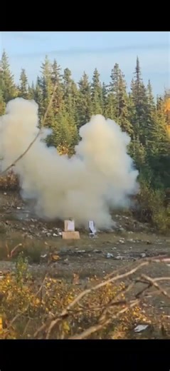 4 lbs Tannerite. scope setting