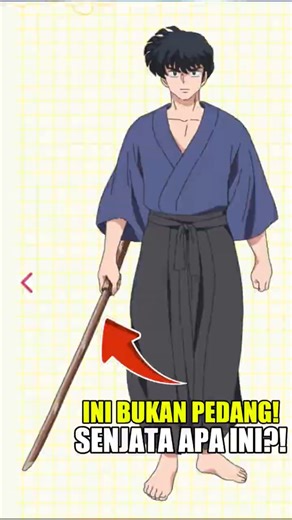 What is Tatewaki's Weapon?! #anime #ranma