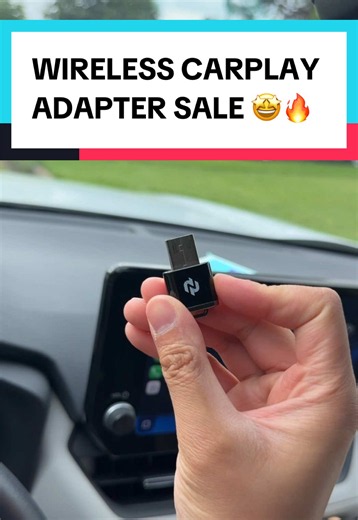 The new 2027 adapter is way better #carplay #wirelesscarplay #cartok #carplayadapter #tiktokshopcreatorpicks