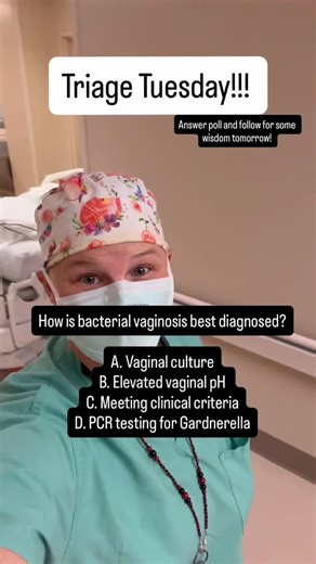 Alex Shurling, MD OBGYN, Womens Health advocate, mom | A 26-year-old has recurrent vaginal discharge and odor. She’s been treated multiple times for yeast with no improvement. On exam: • Thin... | Instagram