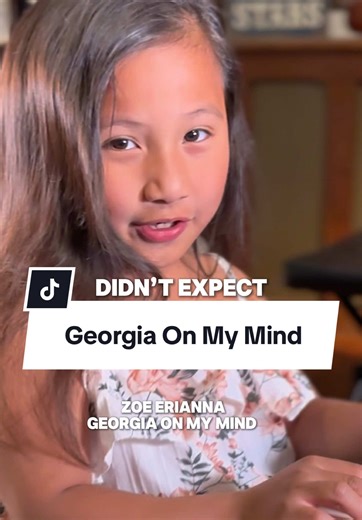 Can you believe that sound coming from her? Zoë Erianna was only in first grade when mom recorded her singing Georgia On My Mind. She was channeling her @SIENNA SPIRO sound at a young age. #youngtalent #unexpected #gifted #talentedmusicians #soulmusic