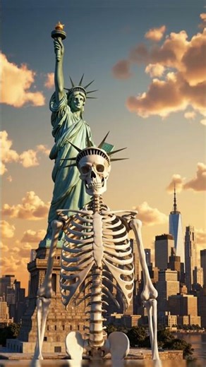 “Big News From America Today!” 🗽 #shortsfeed #usa #skeleton #viral #youtube #youtubeshorts