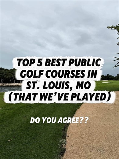 Top 5 BEST St. Louis Public Golf Courses‼️ (that we’ve played so far). Do you agree?? #golf #golfaddict #golfcourse #golfishard