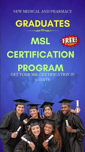 🎓 Free MSL Certification Program | Become a Medical Science Liaison in 30 Days