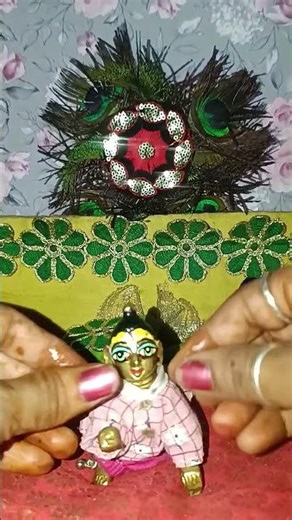 Laddu Gopal ji's eternal service ❤| Radhe radhe🦚 #ytshorts #shorts #viralshorts #laddugopal #krishna