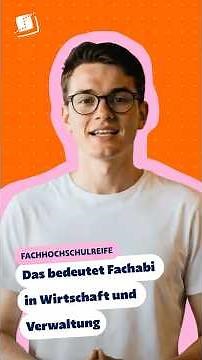 📊 Fachabitur Wirtschaft & Verwaltung: Schulalltag & Chancen. 🎓 🚀✨
