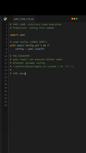 YAML Load Executes Arbitrary Code Compromising 470 Servers?! #YAML