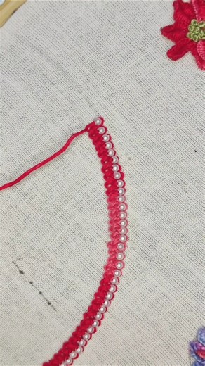 viral stitch #embroidery #handembroidery #tutorial #art #diy #handmade #shorts #tranding #viral