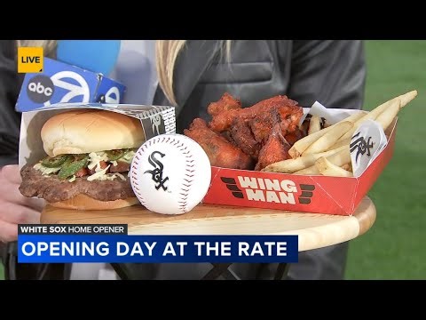 Food items at Rate Field for White Sox games