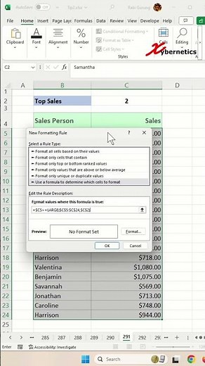 Highlight Top Records In Excel - Excel Tips and Tricks