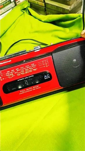 old cassette recorder Panasonic rx-fs21 Mini portable stereo#shortsviral #youtubeshorts #trending