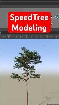 3D Foliage Workflow | SpeedTree Modeling | #gameart #3d #speedtree #unrealengine5 #foliage