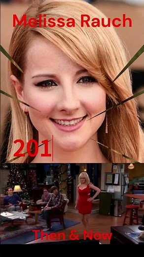 Melissa Rauch then and now #melissarauch #kaleycuoco #mayimbialik