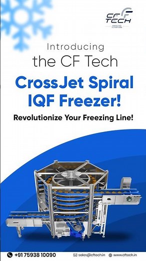 CrossJet Spiral IQF Freezer