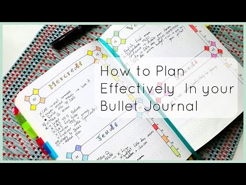Bullet Journal | How to EFFECTIVELY plan for your week | The Boosted Journal