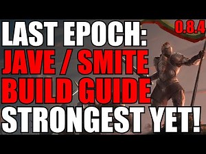 Last Epoch Advanced Paladin Javelin SMITER Build Gu... Video