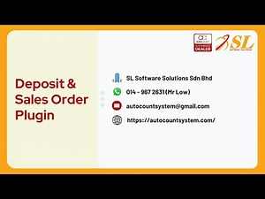 (中文) 💵 收款管理太混乱？AutoCount Deposit 让你轻松追踪订金，财务对账So Easy！✅📊