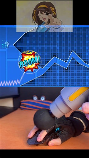 BUMBLEBEE CHALLENGE vs IMPOSSIBLE STRUCTURE! #gd #geometrydash #shorts