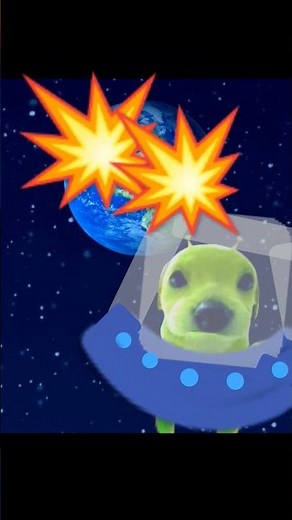 GoG the green alien dog sing pretty little baby🐕🟢