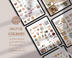 Digital Journal Sticker for Goodnotes Sticker Pack Bundle for Daily Planner Journal Accessory for Digital Planner Notebook Organization - Etsy