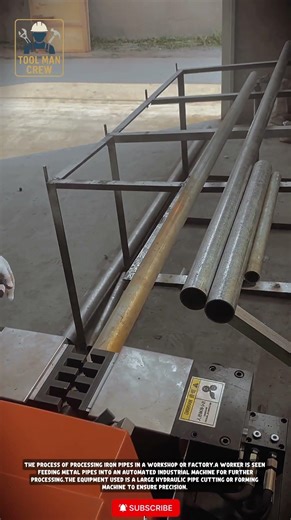 Fast Process of Making Iron Pipe Threads in the Factory | Advanced Machines #ToolManCrew #workers