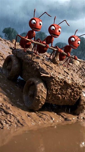 They Didn’t Plan for the Rain 😭 Episode 3 #ants #antswar #shorts