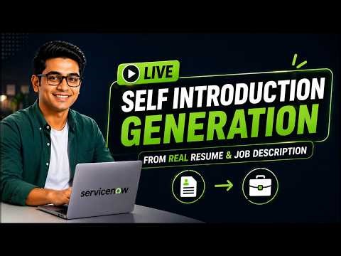 ServiceNow Developer Interview: Bad vs Good Self Introduction (Tell Me About Yourself)