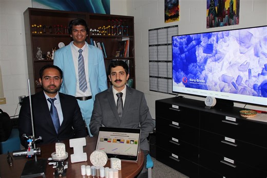 Garg and students develop automated test for measuring water absorption in concrete