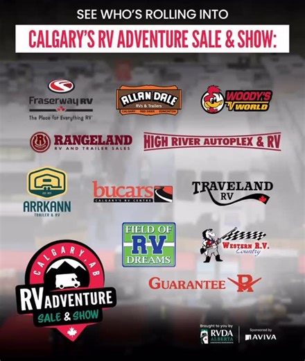 CALGARY RV ADVENTURE SALE & SHOW 2026 🚀 January 22–25 | BMO Centre 📍 Find ArrKann RV in HALL E Calgary… it’s almost THAT time. The biggest RV event in Alberta is back — bigger, louder, and more stacked with deals than ever. 4 days. The widest selection of RVs in the province. Show-only pricing. Lower financing options. Family fun. Giveaways. And every major dealer under one roof — including ArrKann RV in HALL E. Whether you’re dreaming of your first trailer or leveling up to your next big adve
