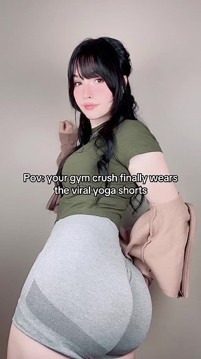 Yoga Shorts Style: POV Gym Crush Wears Viral Yoga Shorts