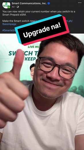 Upgrade Your Smart Prepaid Physical SIM to eSIM without Changing Your Number!