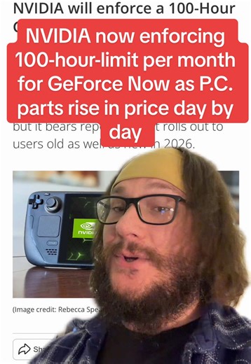 GeForce Now has never really been something that I used. I’ve always had a decent computer that could run most of what I needed to run, and I also don’t play a lot of AAA stuff these days. The 100 hour monthly limit doesn’t seem like a huge deal, like that seems pretty reasonable for anyone tha also has a full time job and… any other hobbies besides games. I know people will be upset about it, I think I’m just sad to see owning things slipping away from the regular consumer, pushing us towards r