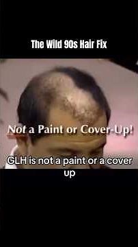 Remember GLH Hair in a Can? The legendary spray-on hair from late night 90s TV infomercials