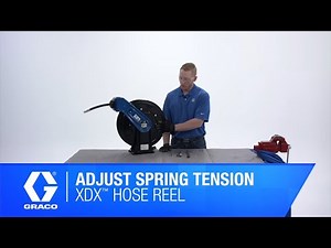XDX Hose Reel - Adjust Spring Tension