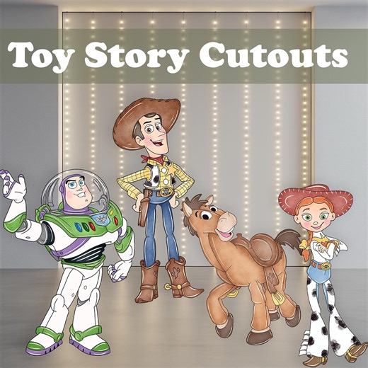 Toy Story Cutout SET, Woody, Life Size Cutout, Buzz, Backdrop Decor, Standee, Boys Birthday Party Decor, Centerpieces, Yard Sign, Party Prop - Etsy