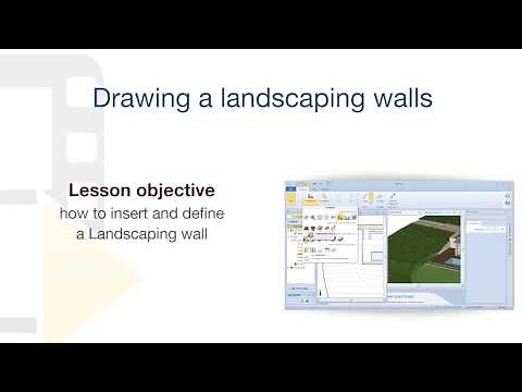 Edificius Tutorial - Drawing a landscaping wall - ACCA software