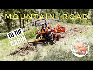 New Series! Solo Off Grid Cabin Build, Day 1: Building a Road to the Site.