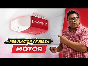 Como regular la fuerza de apertura y cierre del motor Power Gate