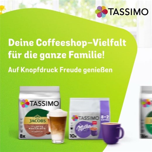 Auf Knopfdruck Vielfalt genießen mit TASSIMO