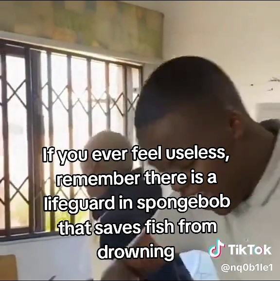 The Lifeguard in SpongeBob Saves Fish from Drowning