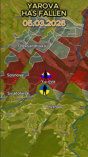 YAROVA HAS FALLEN. RUSSIANS BREAKING THROUGH TO SLOVIANSK ⚔️🔥