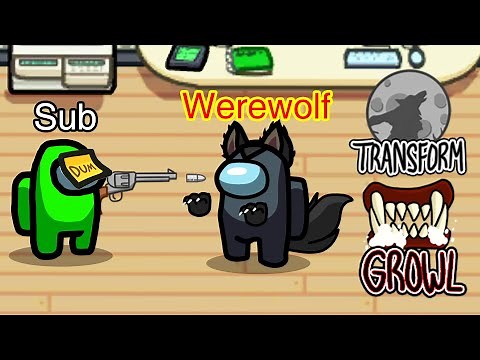 Among Us NEW WEREWOLF Role! (Werewolf Mod)