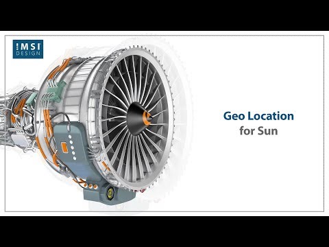 What's New in TurboCAD® 2024 - Geo Location for Sun