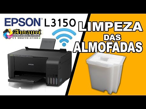 Como Limpar as Almofadas da Impressora Epson L 3150 Tutorial rápido e Fácil